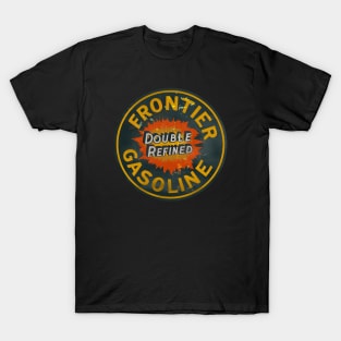 Frontier Gasoline distressed vintage sign T-Shirt